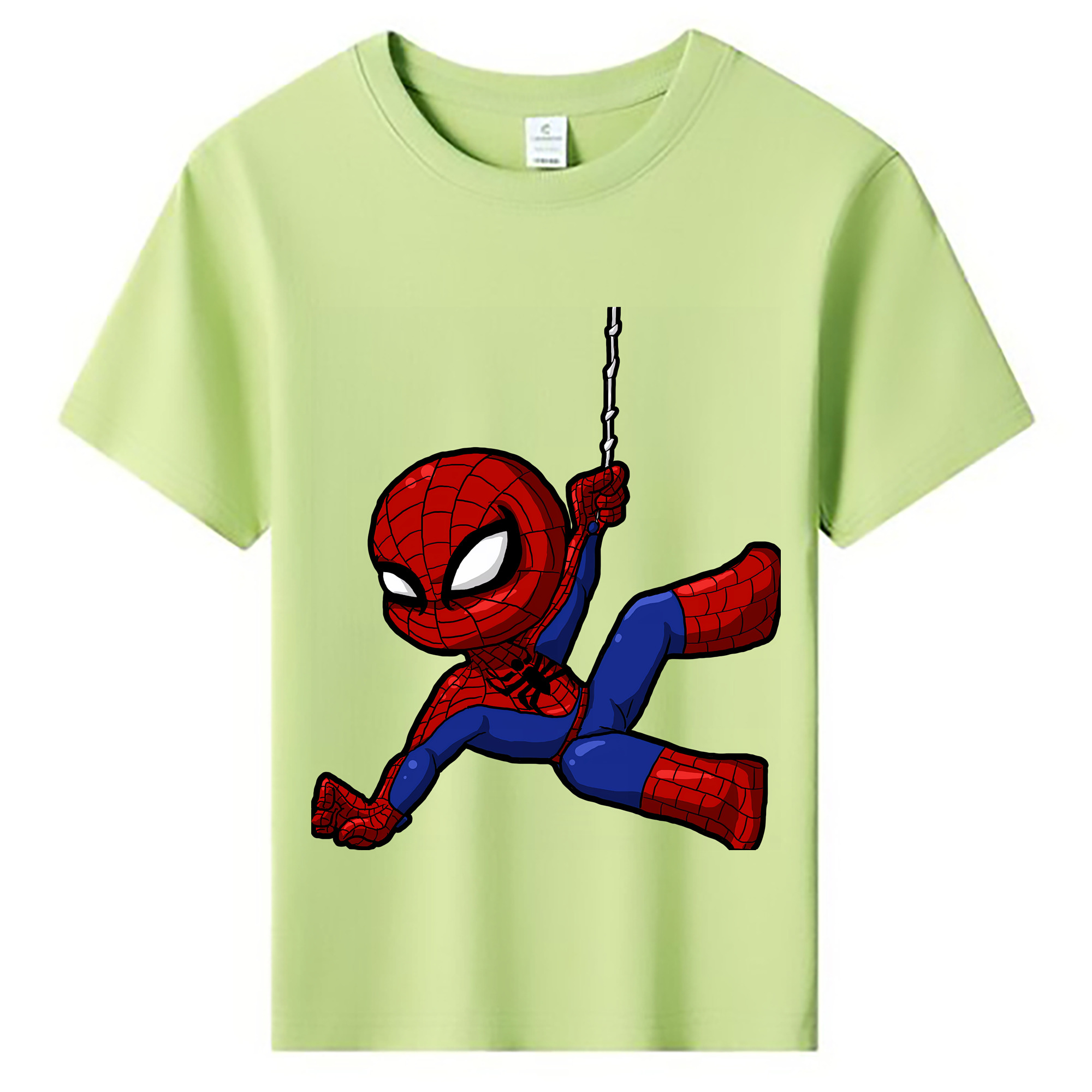 （画像用） Spider Man スパイダーマン 綿100％キッズTシャツ（フロントプリント）